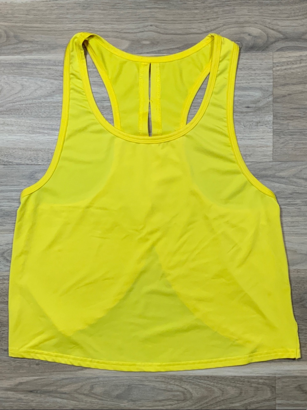 Yellow Women's Racerback Tank Top
